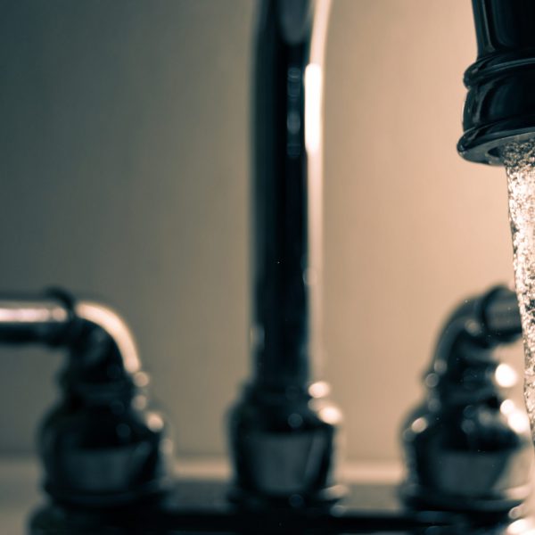 regular tap water and pure water